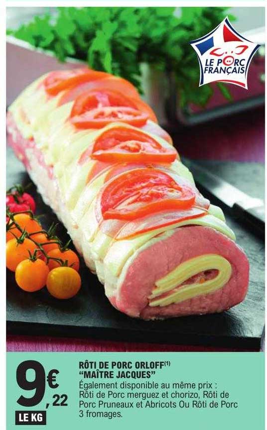 rôti de porc orloff "maître jacques"