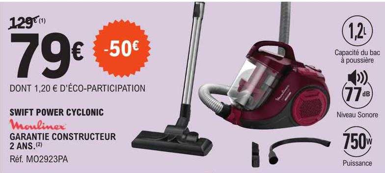 Swift Power Cyclonic Moulinex