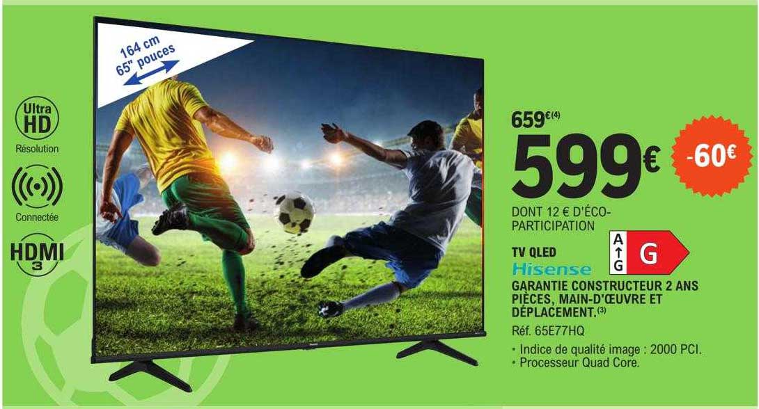 Tv Led 164 Cm 65" Hisense