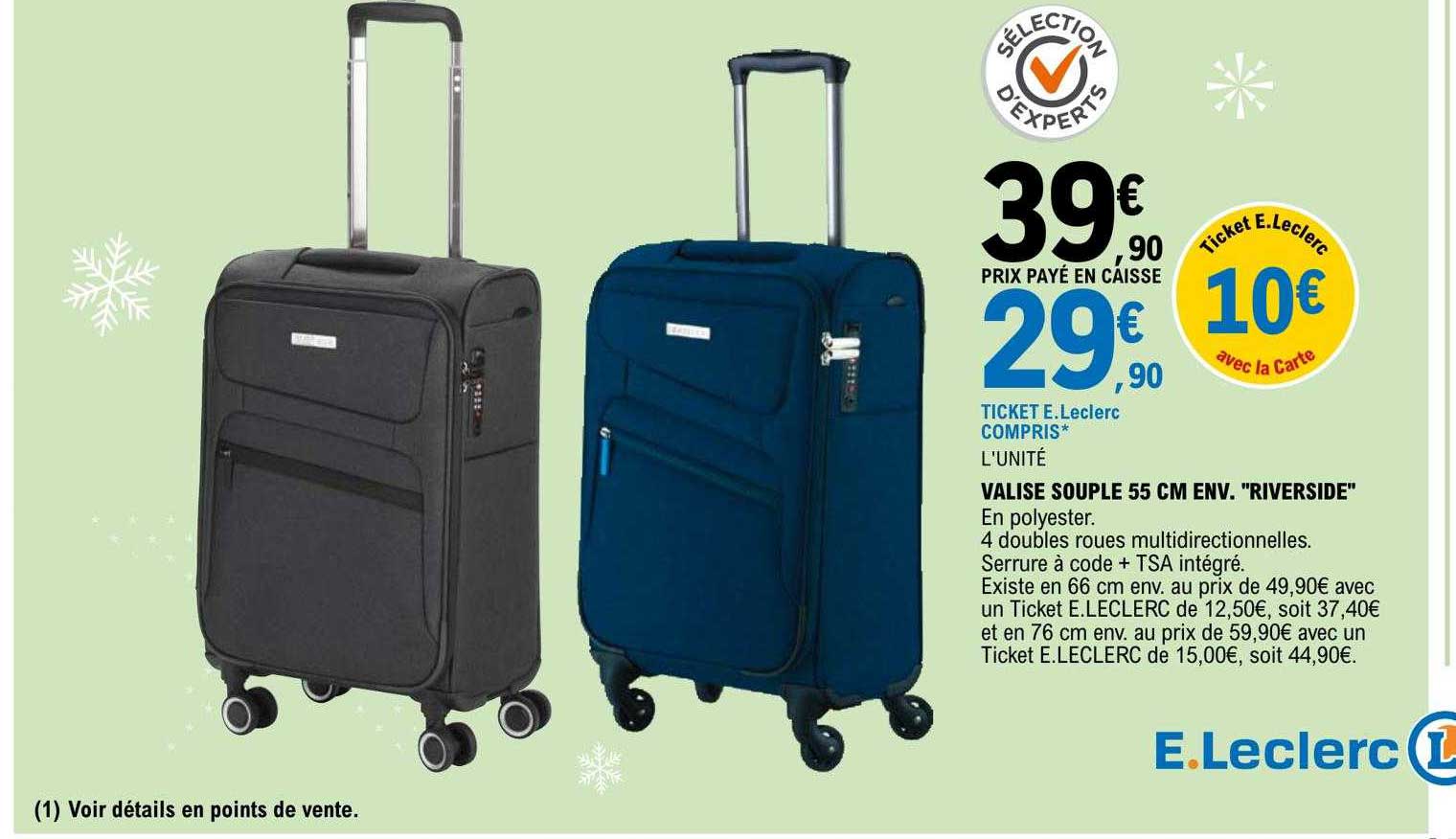 valise souple 55 cm env. "riverside"