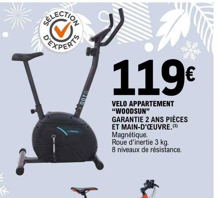 vélo appartement "woodsun"