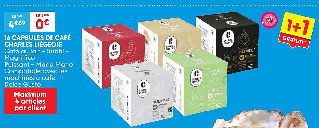 16 Capsules De Café Charles Liégeois