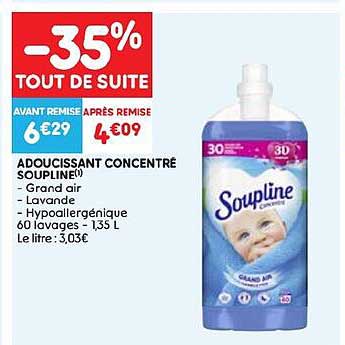 Adoucissant Concentré Soupline