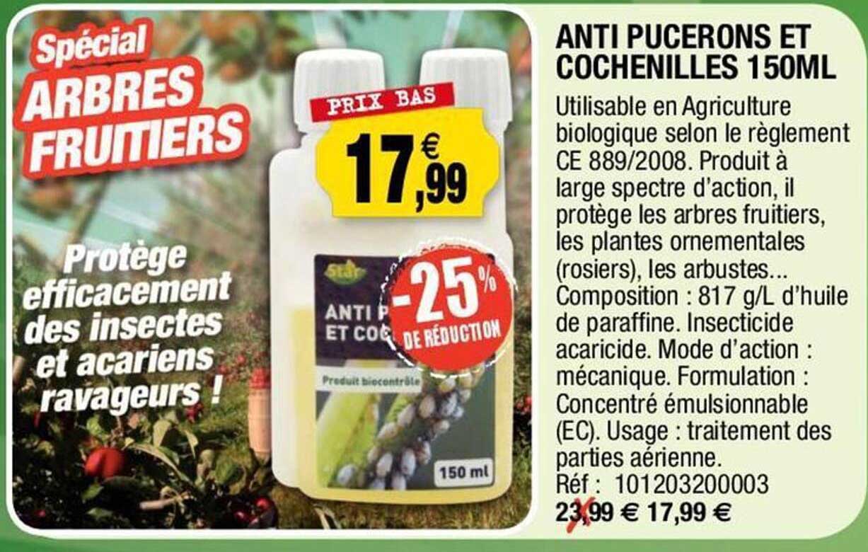 anti pucerons et cochenilles
