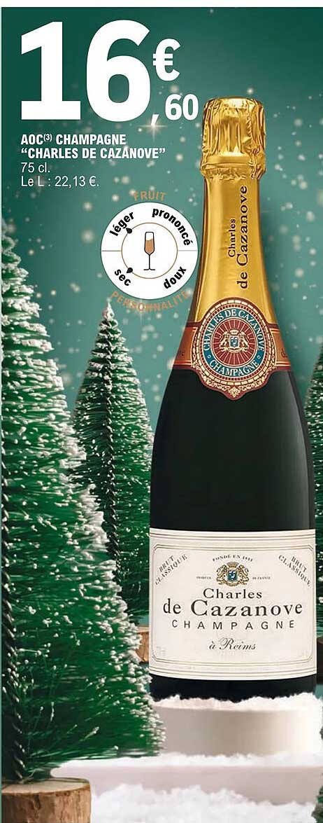 Aoc Champagne "charles De Cazanove"