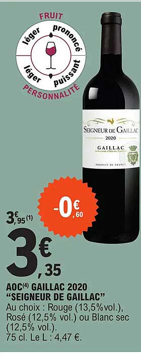 aoc gaillac 2020 "seigneur de gaillac"