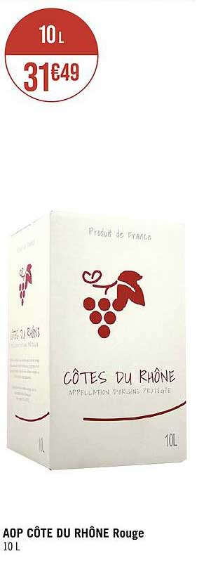 Aop Côtes Du Rhône Rouge