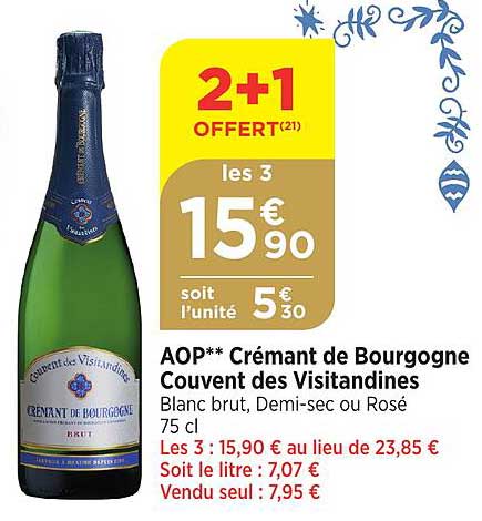 Aop Crémant De Bourgogne Couvent Des Visitandines