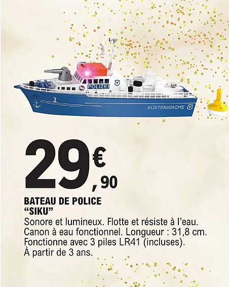 bateau de police "siku"