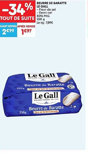 beurre de baratte le gall