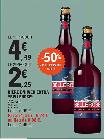 Bière D'hiver Extra "bellerose"