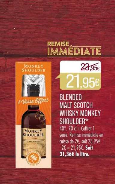 blended malt scotch whisky monkey shoulder
