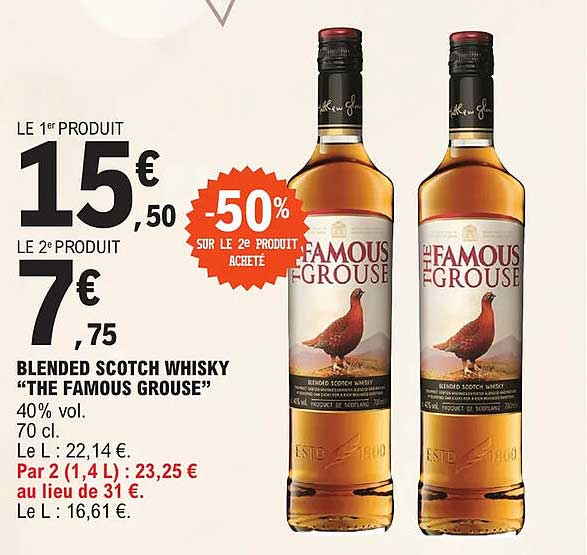 Blended Scotch Whisky "the Famous Grouse"