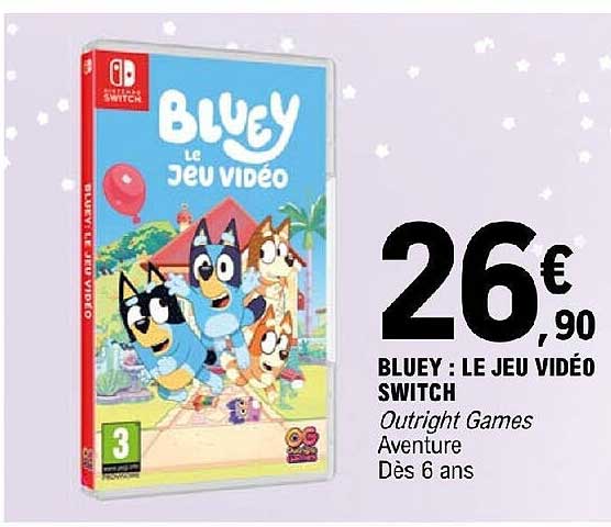 Bluey : Le Jeu Vidéo Switch