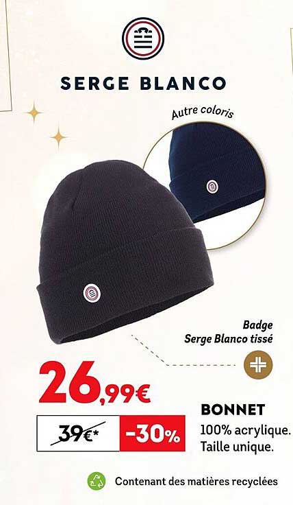 bonnet serge blanco