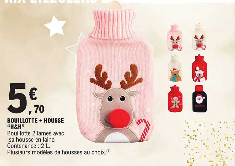 Bouillotte + Housse "h&h"