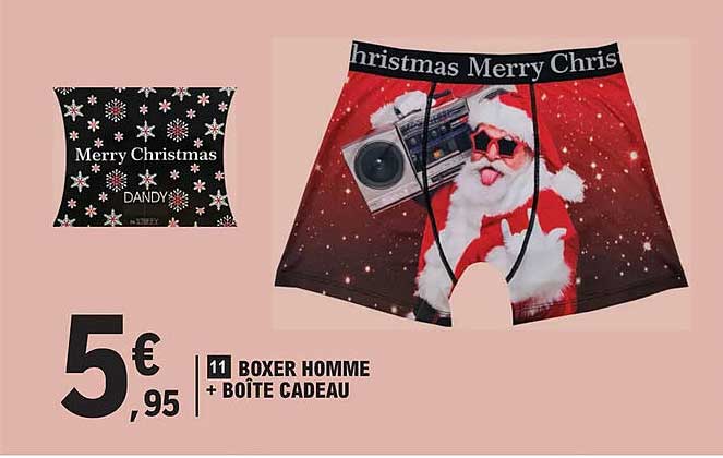 Boxer Homme + Boîte Cadeau