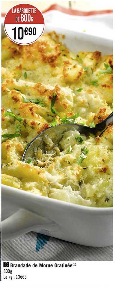 Brandade De Morue Gratinée