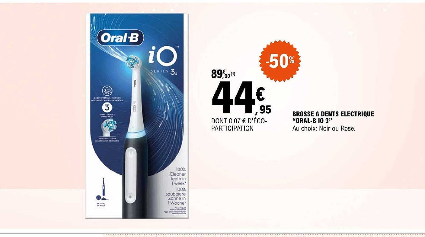 brosse à dents électrique "oral-b i0 3"