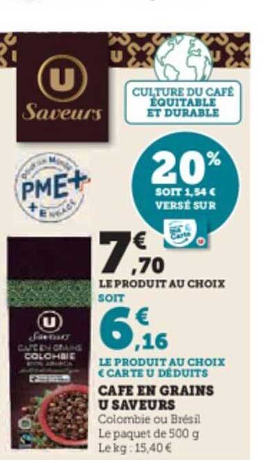 Café En Grains U Saveurs