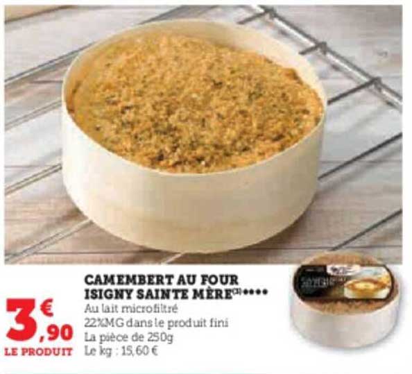 camembert au four isigny sainte mère