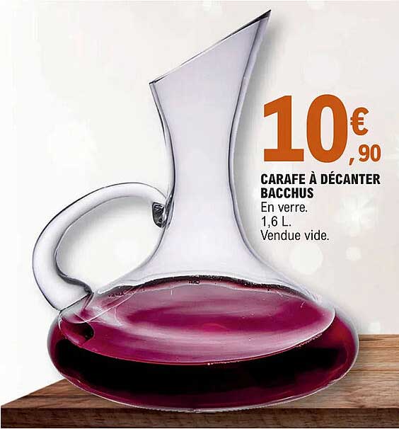 carafe à décanter bacchus