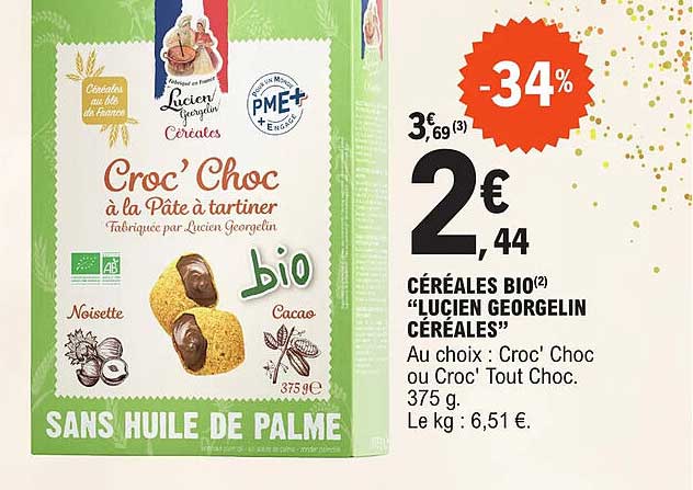céréales bio "lucien georgelin céréales"