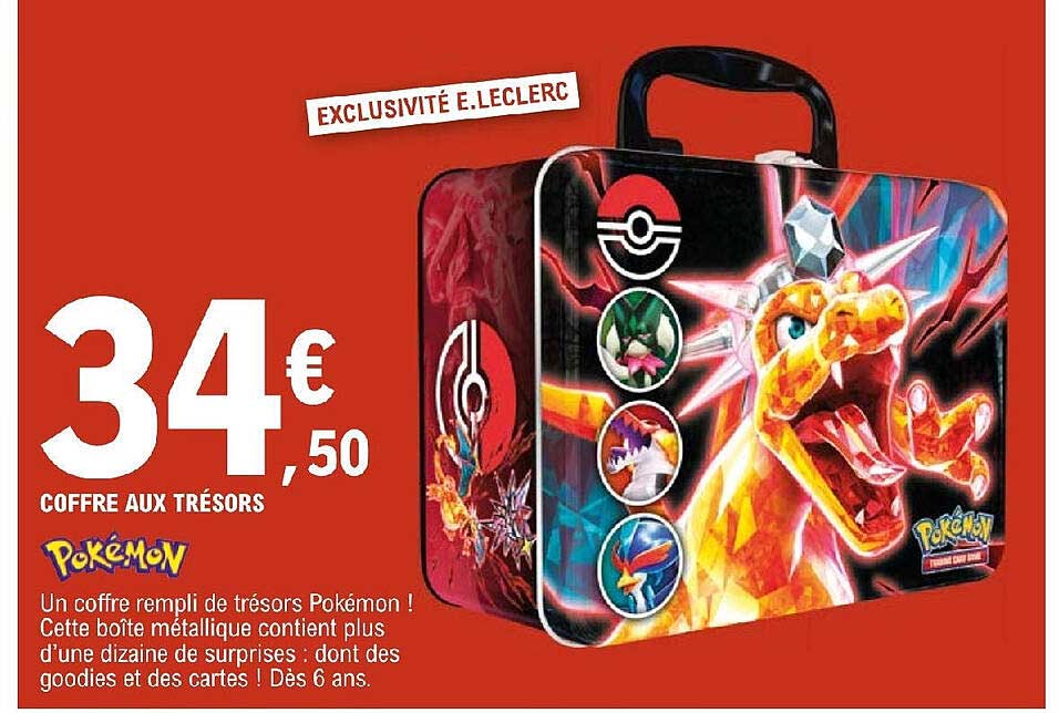 coffre aux trésors pokémon