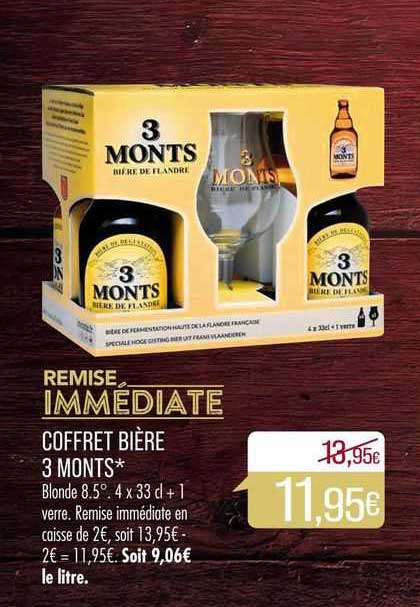 coffret bière 3 monts