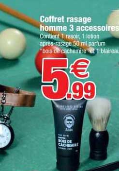 coffret rasage homme 3 accessoires