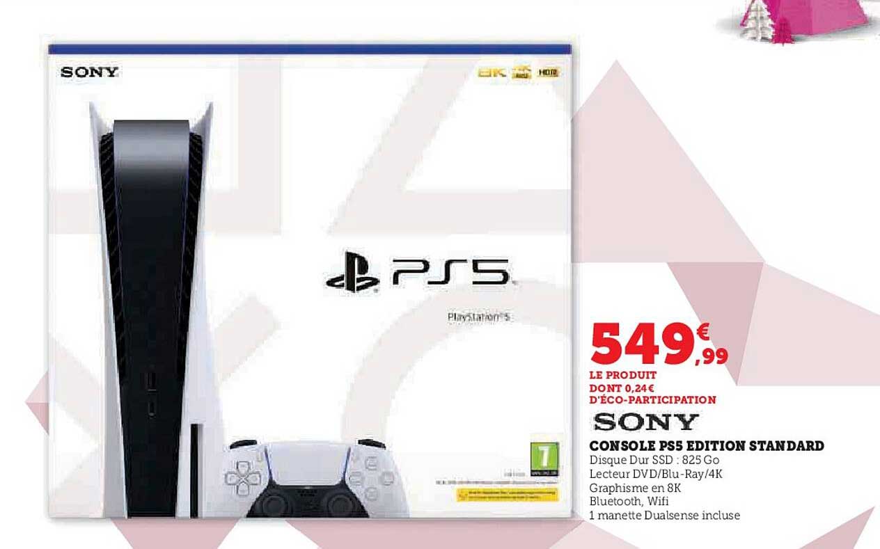 Console Ps5 édition Standard Sony