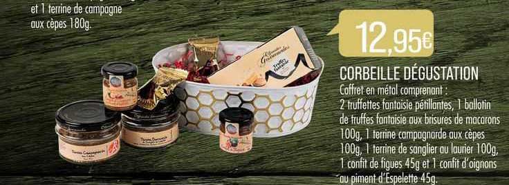 Corbeille Dégustaion