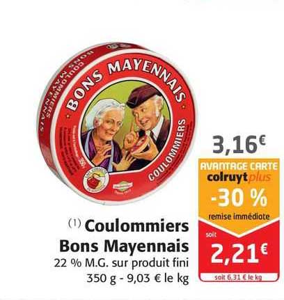 coulommiers bons mayennaise