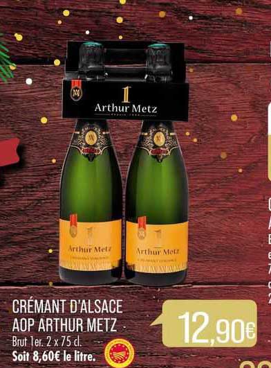 crémant d'alsace aop arthur metz