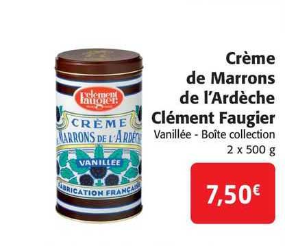 crème de marrons de l'ardèche clément faugier