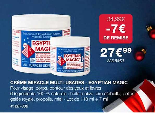 crème miracle multi-usages - egyptian magic