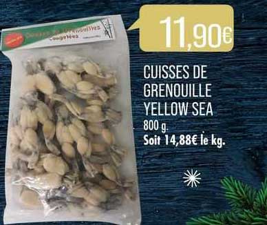 cuisses de grenouille yellow sea