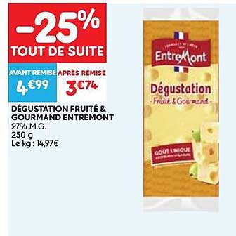 dégustation fruité & gourmand entre mont