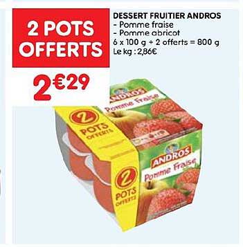 Dessert Fruitier Andros