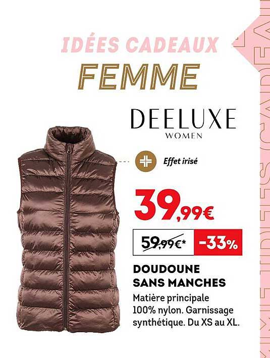 doudoune sans manches deeluxe women