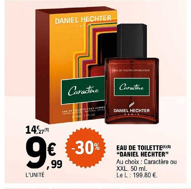 eau de toilette "daniel hechter"