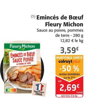 emincés de bœuf fleury michon