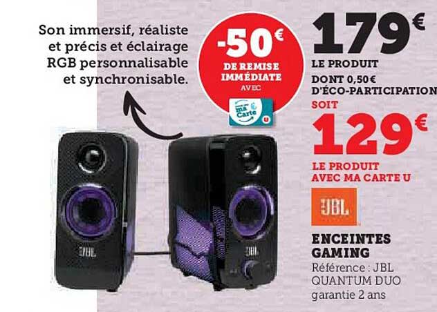 Enceintes Gaming Jbl