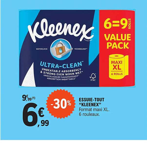 essuie-tout "kleenex"