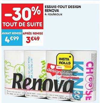 essuie-tout design renova