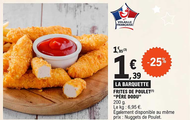 frites de poulet "père dodu"