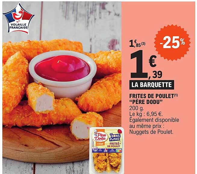 frites de poulet "père dodu"