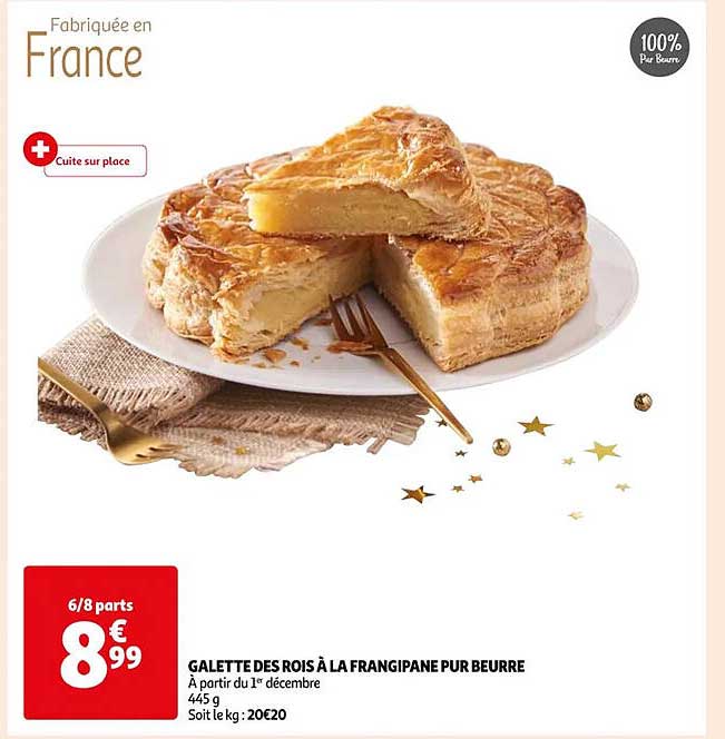 galette des rois à la frangipane pur beurre