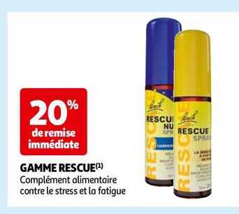 Gamme Rescue 20% De Remise Immédiate