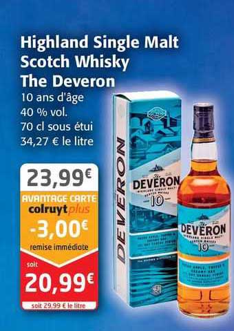 highland single malt scotch whisky the deveron